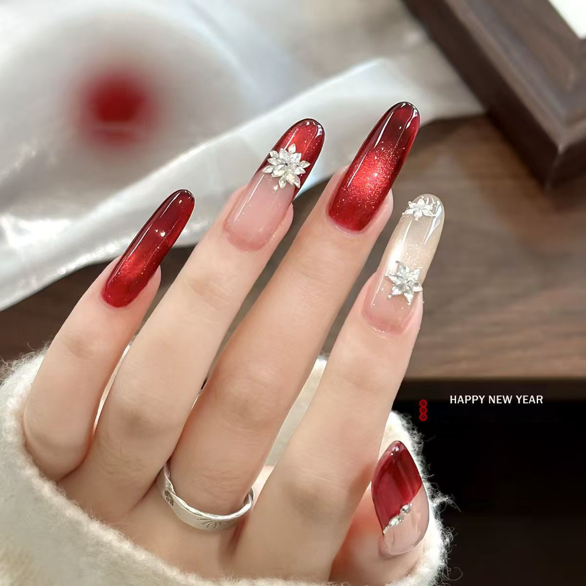 1個 9色展開 レッドソリッドネイルポリッシュ トマトレッド - Nail Art Red Cherry のレビューと価格