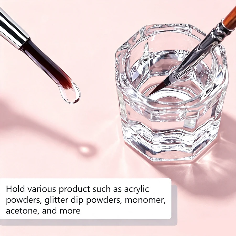 クリアクリスタルガラスダッペンディッシュ、アクリルパウダー液 - Acrylic Powder Clear のレビューと価格