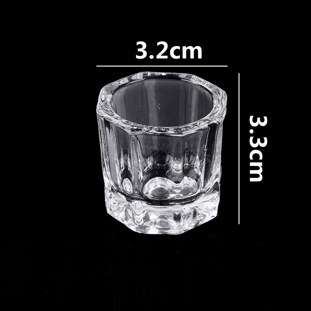 ネイルアートクリスタルガラス透明アクリル小さな八角形パウダー - Acrylic Powder Clear のレビューと価格