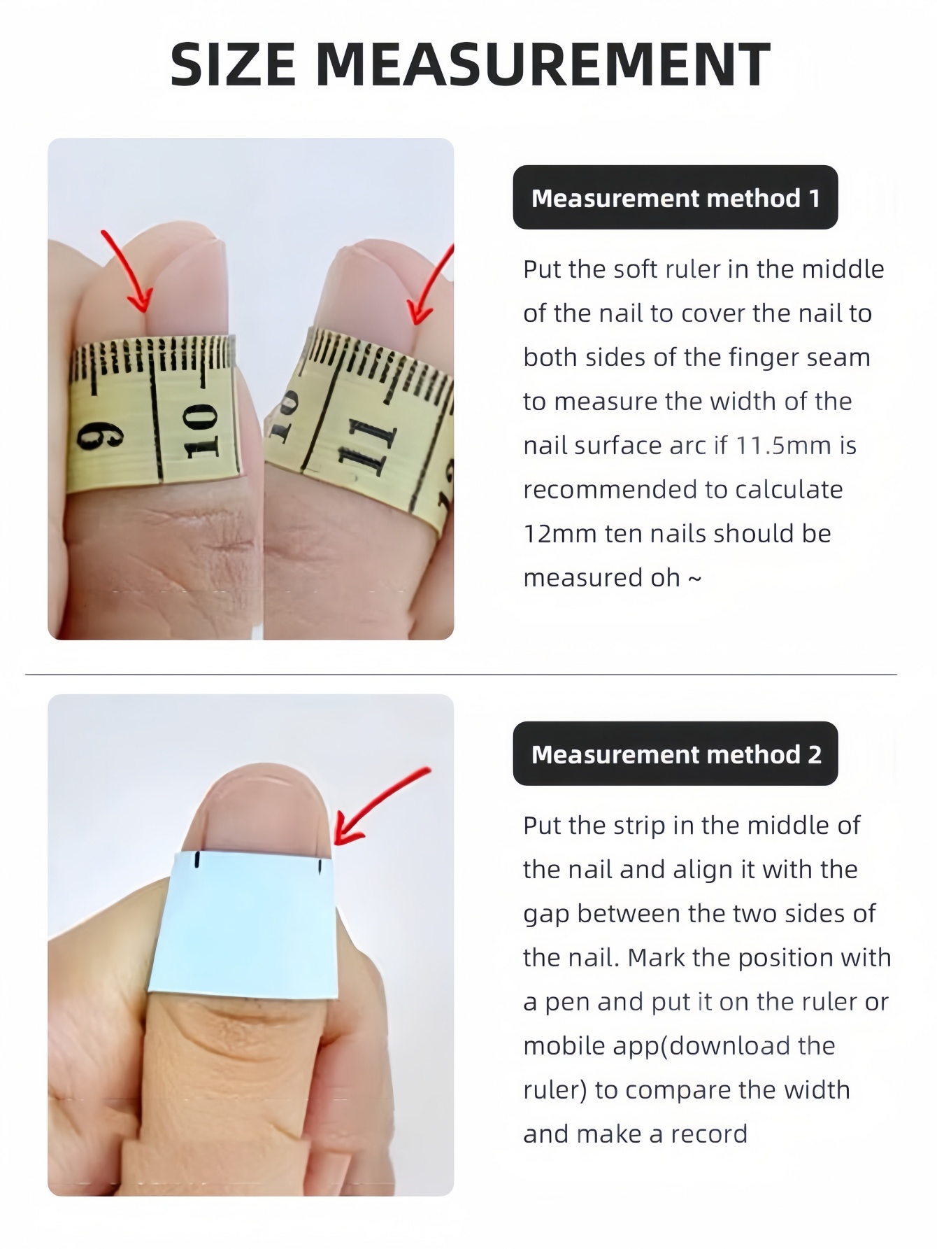 10個入りの短い四角形の装着可能なネイル、細かいグリッターパ - Nail Art Fake のレビューと価格