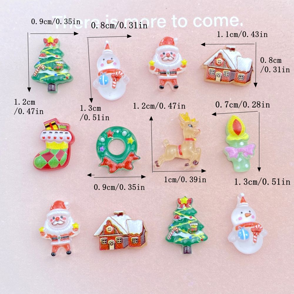 50 かわいい漫画クリスマスツリー、雪だるま、老人爪芸術的チ - Nail Art For Men のレビューと価格