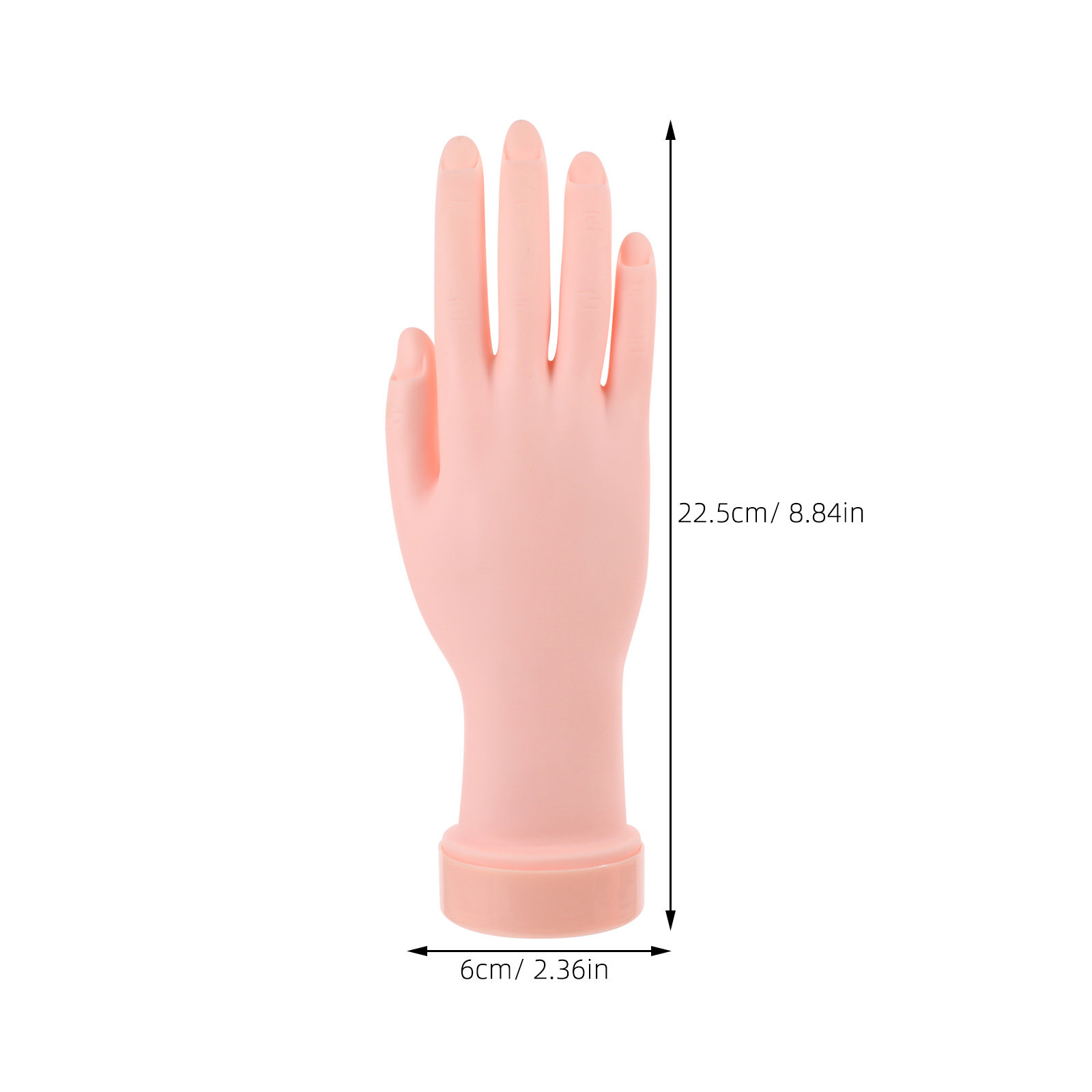 2 個のマニキュアトレーニングフェイクハンドフットネイルアー - Nail Art Fake のレビューと価格