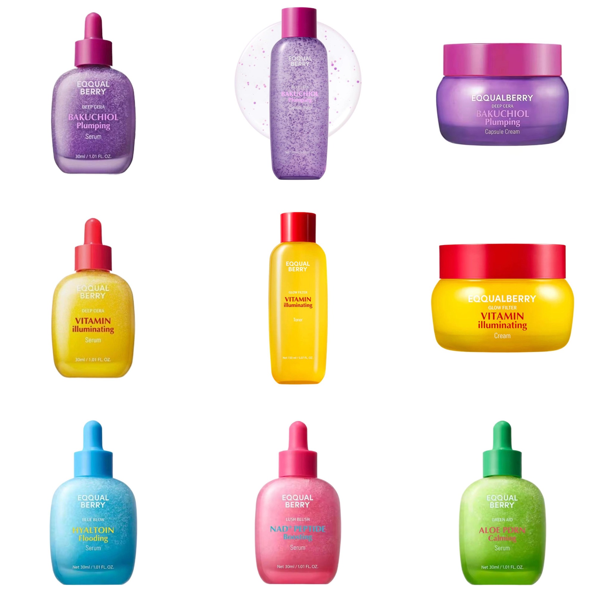 EQQUALBERRY バクチオール プランピングセラム 5 - The Ordinary Serum Hyaluronic Acid のレビューと価格