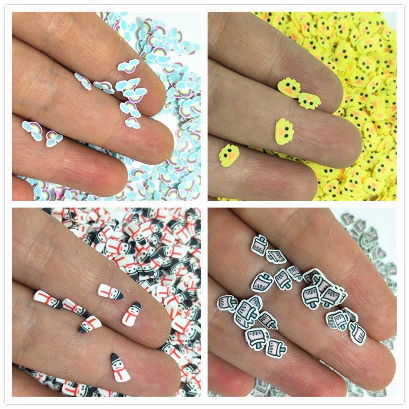 ポリマークレイ,20g,クリスマスクッキー,ペンギン,雪だる - Nail Art For Men のレビューと価格