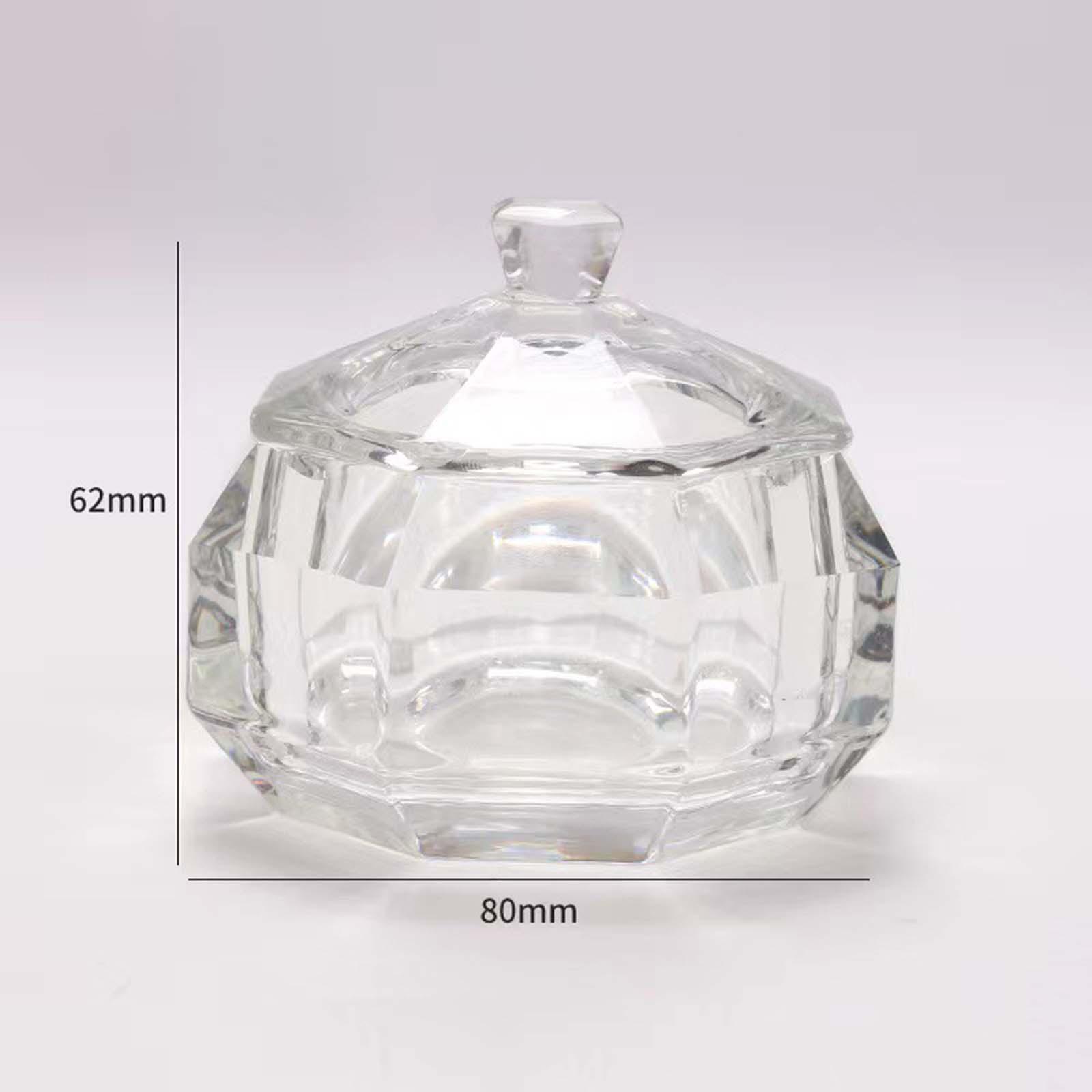 ガラス製品ブラシ洗浄用ダッペンディッシュ、クリアクリスタルカ - Acrylic Powder Clear のレビューと価格