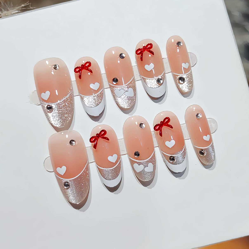 10個入り フレンチスウィートクールスパイシーガール ライト - Nail Art Fake のレビューと価格