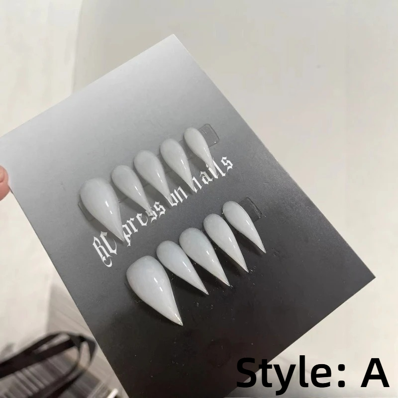 手作りのラインストーンドラゴンクロウプレスオンネイル、ショー - Nail Art Fake のレビューと価格