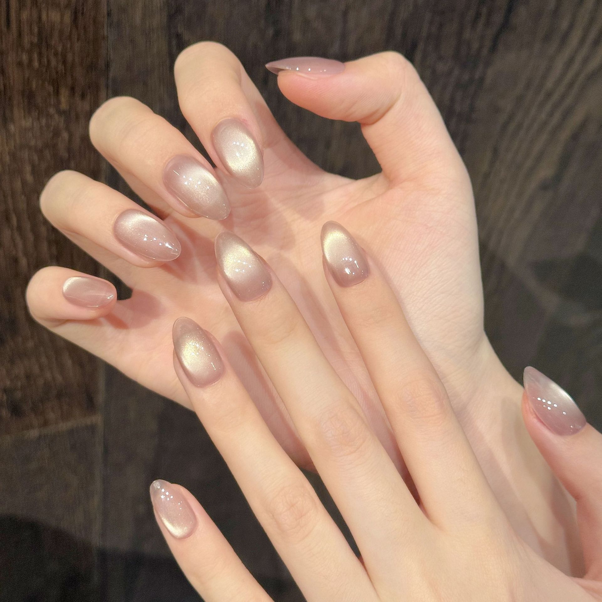 10枚入り ハンドメイド つけ爪 ソリッドカラー グロッシー - Nail Art Fake のレビューと価格