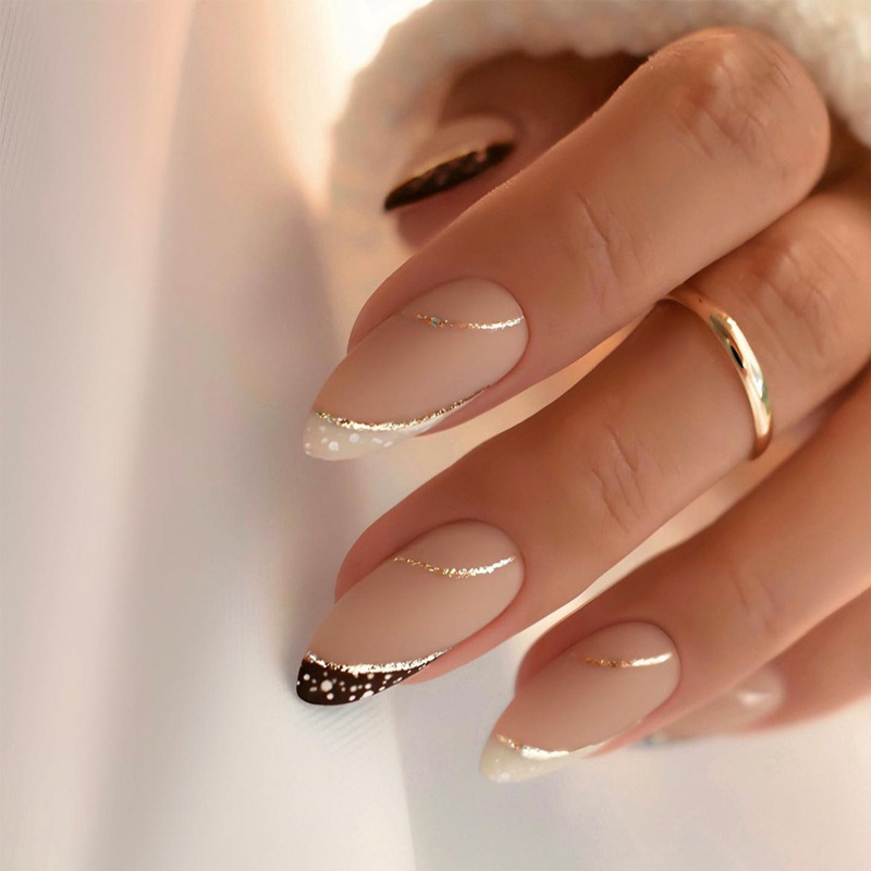 24 個フレンチスタイルウェアラブルネイルフェイクネイルアプ - Nail Art Fake のレビューと価格