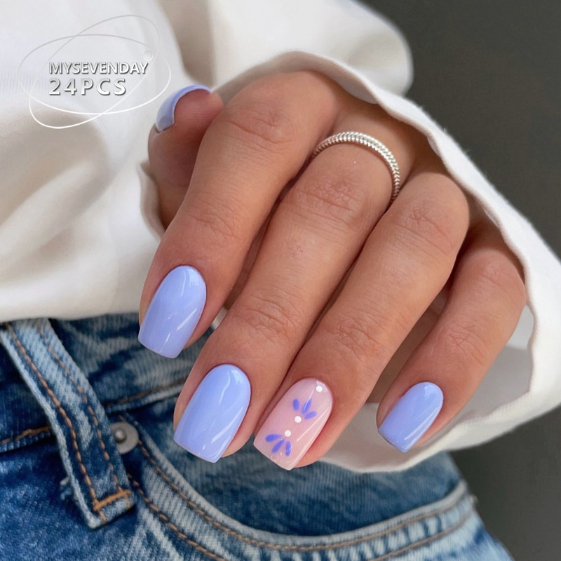 24 個フレンチスタイルウェアラブルネイルフェイクネイルアプ - Nail Art Fake のレビューと価格
