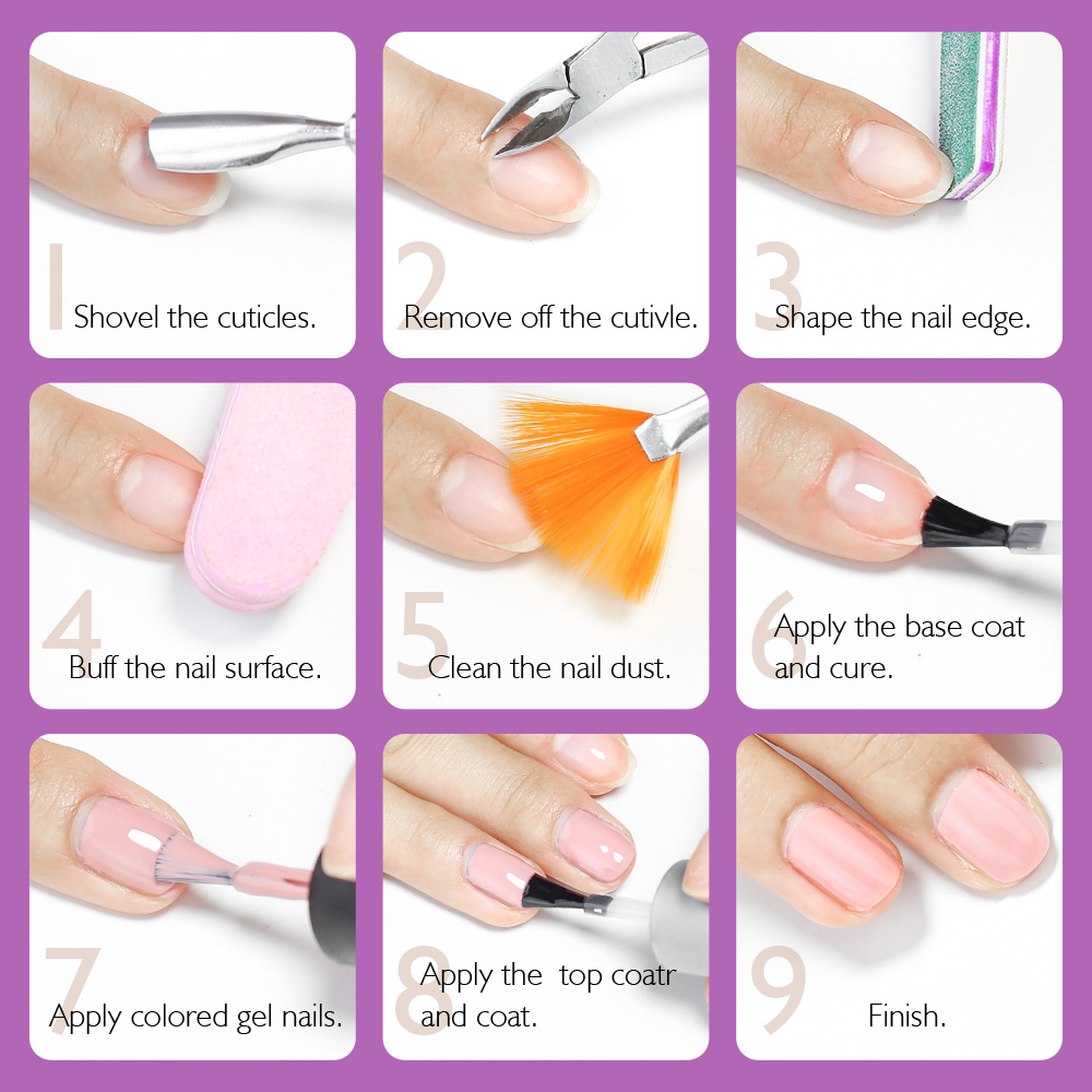 レインボーギーニ 8 ミリリットルパープルシリーズマニキュア - Nail Art Lilac のレビューと価格