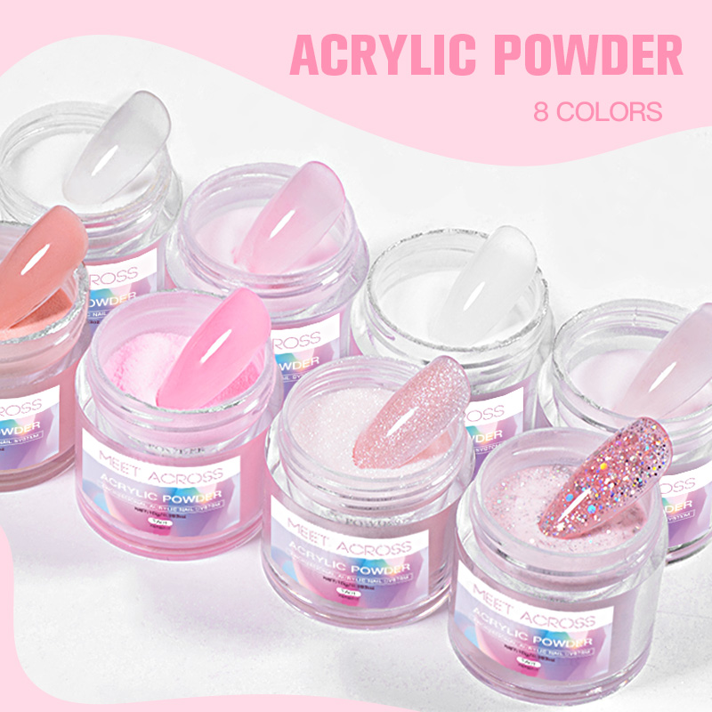 ミートアクロスアクリルパウダークリスタルフラワー彫刻ネイルア - Acrylic Powder Clear のレビューと価格